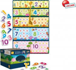 Jeu tactile Montessori des chiffres