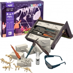 Woopie petit archéologue – fouilles de 6 squelettes de dinosaures