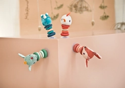 Hochet à bascule avec ventouse Dragonnet Joe