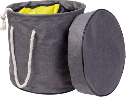 Tapis de jeu pliable avec panier de rangement Ø 135 cm