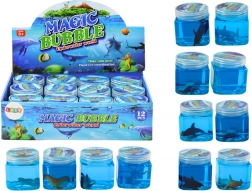 Glutek Slime avec figurines d’animaux bleu