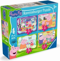 Puzzle 4-en-1 Peppa Pig