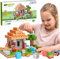 woopie blocs de construction magnétiques monde des cubes 108 pcs