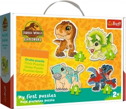 Puzzle pour les tout-petits – adorables dinosaures JURASSIC WORLD Trefl