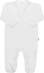combinaison bébé en coton New Baby Practical blanche pour garçon 80 (9–12 mois)