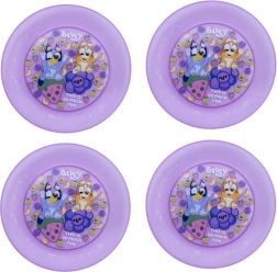 Set d’assiettes pour enfants Bluey violet (4 pcs)