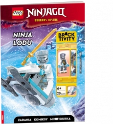 Lego Ninjago – Ninja de glace, livre interactif avec minifigurine de Zane