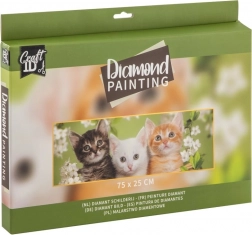 Peinture diamant - Chatons 75x25 cm