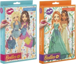 Grafix Peinture diamant Carnet à motifs de filles