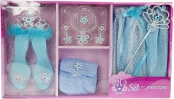 Set de princesse en bleu