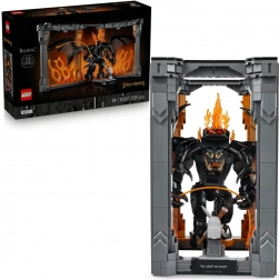 lego icons le seigneur des anneaux : book nook avec balrog