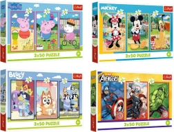 Puzzle 3×50 pièces – motif aléatoire