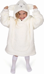 Cozy Noxxiez couverture à capuche pour enfants motif Mouton