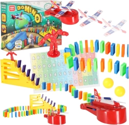 domino avec lanceur d’avions – kit de construction éducatif STEM