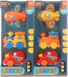 Ensemble de petites voitures