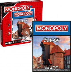 puzzle WINNING MOVES Monopoly Gdańsk Żuraw 1000 pièces