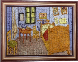 Puzzle artistique encadré Chambre à Arles 500 pièces