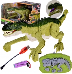 Dinosaur télécommandé vert avec télécommande