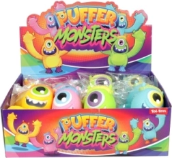 Monstre antistress à presser en caoutchouc avec slime, 11 cm - 1 pièce