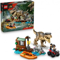 T-rex et la fuite sur la rivière – set LEGO Jurassic World pour enfants dès 5 ans