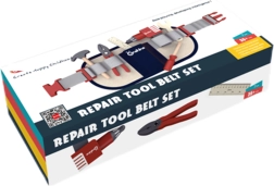 Ensemble d'outils en bois avec ceinture pour enfants à partir de 3 ans