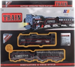 Coffret de train à piles pour enfants