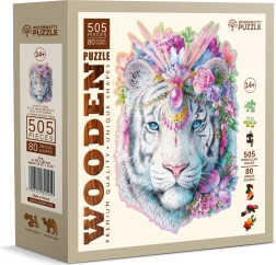 Puzzle en bois WOODEN CITY Tigre mystique – 505 pièces
