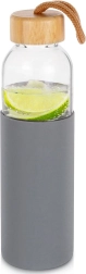Bouteille d’eau en verre avec housse en silicone Vilde 500 ml