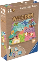 puzzle en bois monde sous-marin 22 pièces RAVENSBURGER