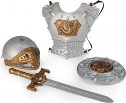 ensemble de chevalier pour enfants – casque, armure, épée et bouclier