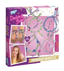 Kit créatif pour fabriquer des bracelets d’amitié TOTUM Design & Shine