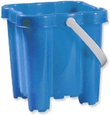 Androni seau château avec 4 tours 16 cm – Bleu