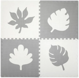 Tapis de jeu puzzle en mousse MoMi FELI gris