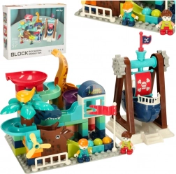 Labyrinthe créatif pour enfants avec dinosaures