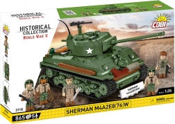Jeu de construction du char SHERMAN M4A2E8 (76)W – 865 pièces