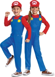 Déguisement enfant Super Mario rouge 7–8 ans (127–136 cm)