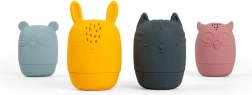 Animaux en silicone à presser pour bain d'enfants