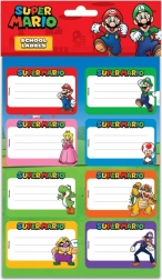 Super Mario ensemble scolaire d’autocollants et d’accessoires