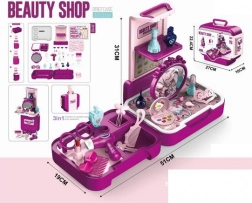 Mallette de maquillage avec coiffeuse pour filles