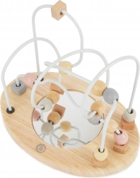 Bieco labyrinthe moteur avec miroir, rose