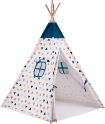 Tipi pour enfants Bigjigs Toys avec motif coloré en bois FSC