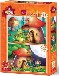 Puzzle Dôme Maisonnette Champignon 24 et 35 pièces – ART PUZZLE