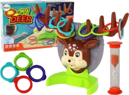 Jeu familial d’adresse – lancer d’anneaux sur le cerf