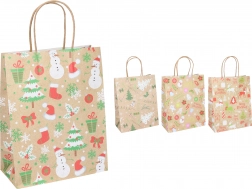 Sac cadeau M Noël 21 × 27 × 11 cm