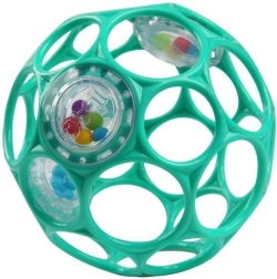 Balle hochet Oball Rattle 10 cm, turquoise foncé