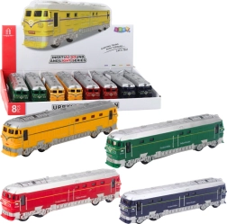 Train jouet à piles avec lumières et sons réalistes