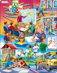 Puzzle LARSEN École 33 pièces