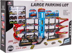 méga parking de garage avec petites voitures