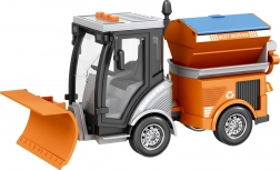 Camion de nettoyage avec effets