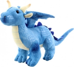 dragon en peluche bleu 20 cm éco-responsable